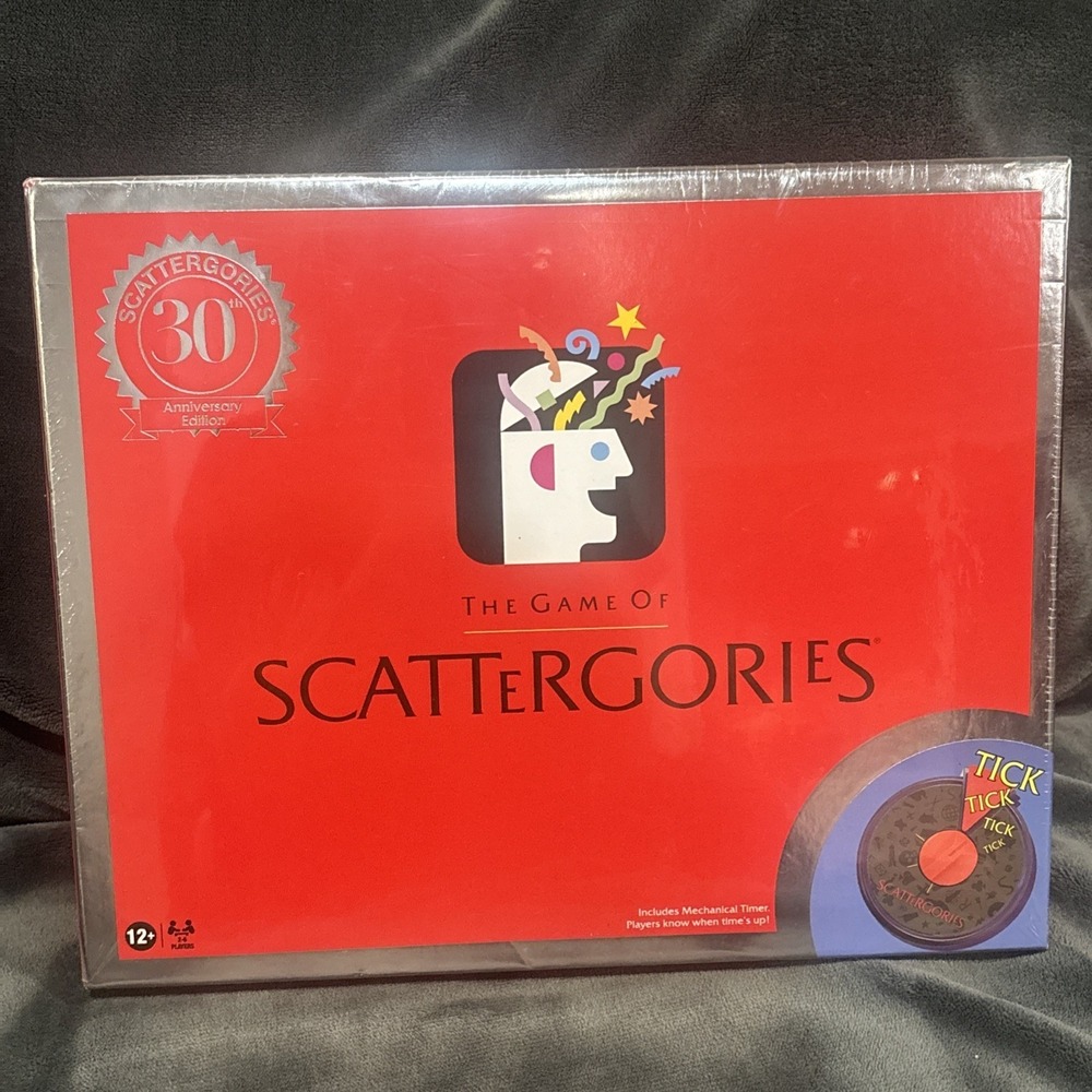 The‎ Game Of Scattergories 30th Anniversary Edition Board Game NEW SEALED